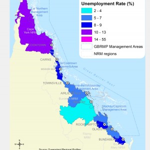 Unemployment Rate, by Local Government Area (%)