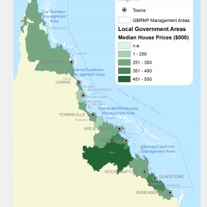 Median House Prices by LGA 2012 (ABS data)